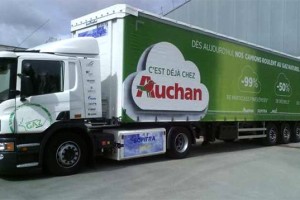 Camions GNL  Auchan annonce les premiers rsultats de son exprimentation