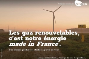 GRTgaz en campagne pour promouvoir les gaz renouvelables