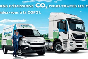 Iveco met  lhonneur son offre GNC et GNL pour la COP21