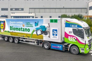 Italie : Lidl intègre le biométhane à sa flotte de poids lourds