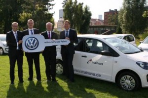 Allemagne - 16 Volkswagen Eco Up! au GNV pour la flotte de Mainova