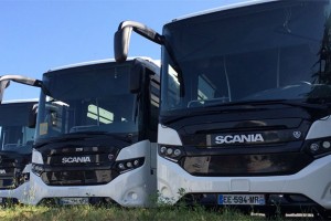 Scania livre ses premiers autocars scolaires GNV en Ile-de-France