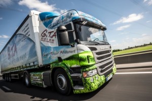 Scania prsentera son offre gaz naturel  loccasion dExpo Biogaz
