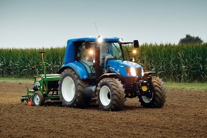 Le tracteur au biomthane de NewHolland test en Italie