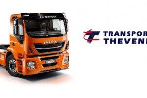 Les Transports Thevenet reoivent leur premier camion GNV