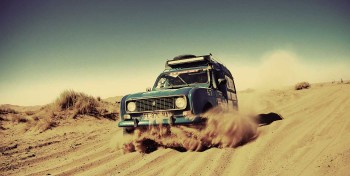 Une Renault 4 convertie au gaz naturel pour le 4L Trophy 2023