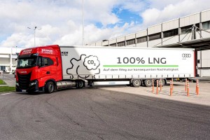 Audi s'équipe de camions GNL pour ses opérations logistiques 