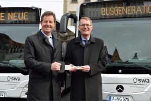 Allemagne : 12 bus GNV Mercedes Citaro NGT pour Ausbourg