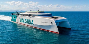 Première traversée 100 % bioGNL pour le ferry rapide de Balearia