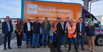 Dans les Côtes-d'Armor, les collectes de la Banque Alimentaire passent au bioGNV