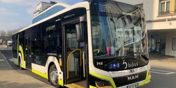A Brest, les premiers bus au biogaz rejoignent le r&eacute;seau Bibus
