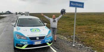 Il rejoint le cercle polaire avec une voiture au bioGNV