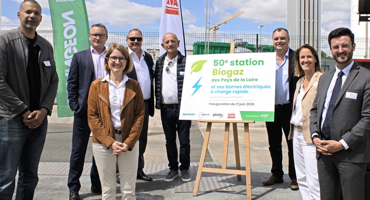 Les Pays de la Loire franchissent un cap avec leur 50e station bioGNV