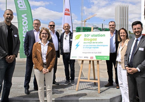 Les Pays de la Loire franchissent un cap avec leur 50e station bioGNV