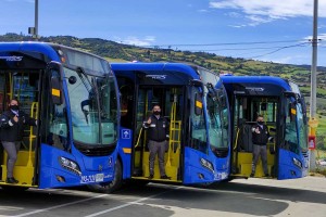 Plus de 200 nouveaux bus au gaz naturel pour Bogota