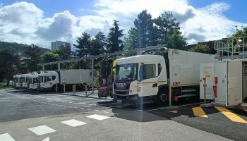 Saint-Etienne M&eacute;tropole mise sur une station privative pour ses bennes &agrave; ordures au bioGNV