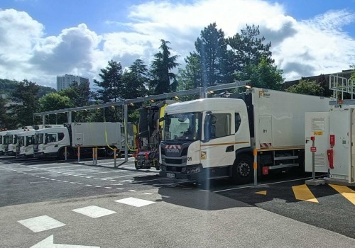 Saint-Etienne Métropole mise sur une station privative pour ses bennes à ordures au bioGNV