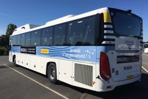 Rennes : un premier car GNV pour le réseau BreizhGo