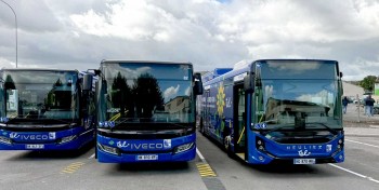 Trois nouveaux bus bioGNV entrent en service &agrave; Laon