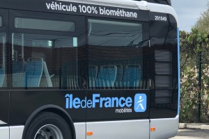 Une nouvelle ligne de bus 100 % GNV pour Ile-de-France Mobilités