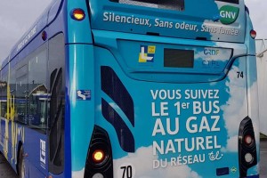 L'agglomération de Laon inaugure son premier bus au gaz naturel