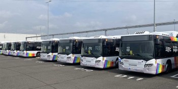 Cinq nouveaux bus GNV pour Angers Métropole