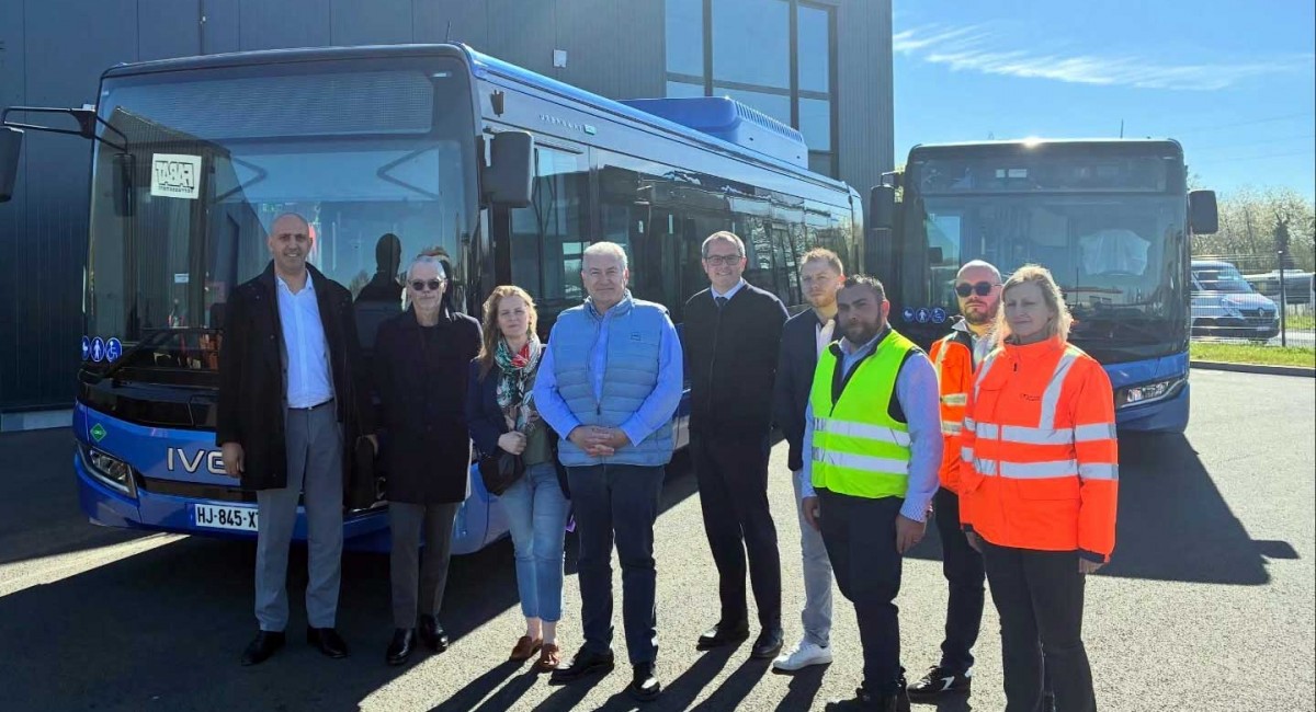 Dans l'Oise, l'Agglom&eacute;ration de Compi&egrave;gne met en service deux nouveaux bus au gaz naturel