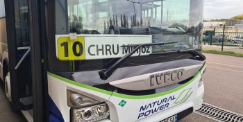 Un bus au gaz naturel en test à Besançon