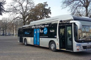 Agen : un bus au gaz naturel en démonstration sur le réseau Tempo