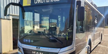 Besan&ccedil;on : un bus hybride gaz en test sur le r&eacute;seau Ginko