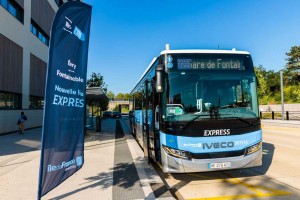 Ile-de-France Mobilit&eacute;s mise sur le bioGNV pour sa nouvelle ligne express entre Evry et Fontainebleau
