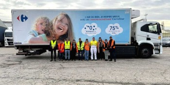 En Rhône-Alpes, Suntory et Carrefour décarbonent leurs livraisons grâce au biométhane