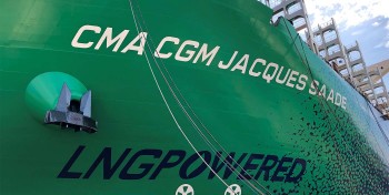 La compagnie maritime CMA CGM investit dans le bioGNL