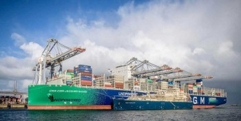 CMA CGM s'associe &agrave; Engie pour produire du biom&eacute;thane pour ses navires