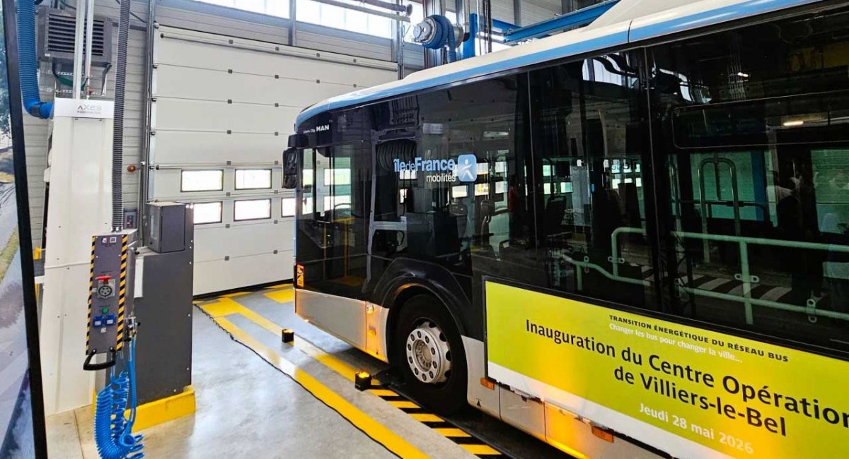 Ile-de-France : un nouveau centre op&eacute;rationnel bus au biom&eacute;thane inaugur&eacute; &agrave; Villiers-le-Bel