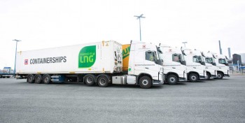 En Finlande, CMA CGM convertit la moiti&eacute; de ses camions au bioGNL