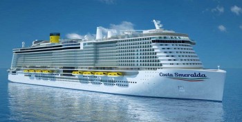Costa Croisi&egrave;res met &agrave; l'eau son premier paquebot au GNL
