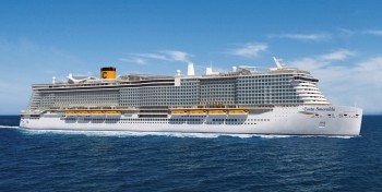 Costa Croisi&egrave;res prend livraison de son nouveau paquebot GNL