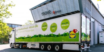 En Suisse, Lidl va ravitailler ses camions GNV avec du gaz de synthèse