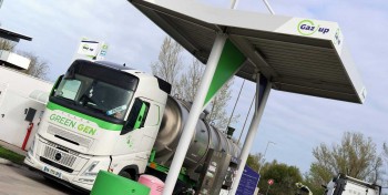 GNL poids lourds : Volvo et Gaz'up testent la cha&icirc;ne compl&egrave;te v&eacute;hicule-&eacute;nergie-infrastructure