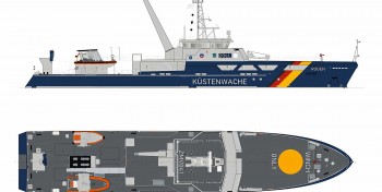 Un navire au GNL pour les douanes allemandes