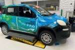Grâce au rétrofit, cette Fiat Panda hybride roule au biogaz