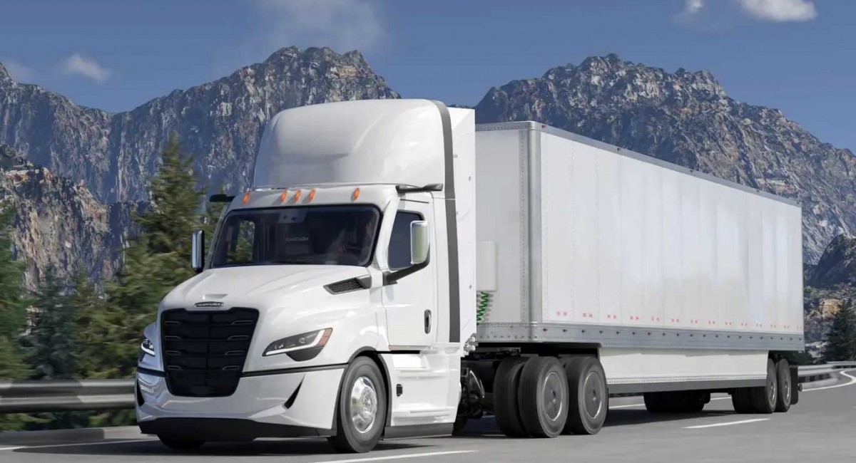 Aux Etats-Unis, Daimler lance son nouveau camion GNV