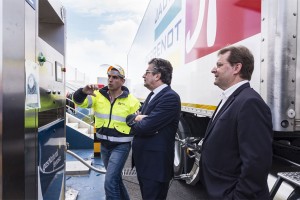 Les élus du Grand Poitiers en visite à la station Gas Natural Fenosa de Migné-Auxances