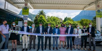 Is&egrave;re : GEG inaugure sa 5e station GNV &agrave; Saint-Egr&egrave;ve