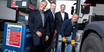 La premi&egrave;re station GNV d'Irlande ouvre ses portes