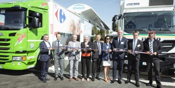 Seine-et-Marne : GNVert et Carrefour inaugurent une station GNV &agrave; Combs-La-Ville