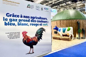 Gaz vert : opération séduction au salon de l'agriculture 