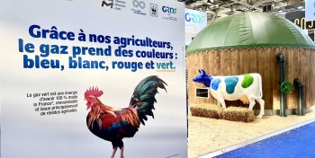 Gaz vert : op&eacute;ration s&eacute;duction au salon de l'agriculture 