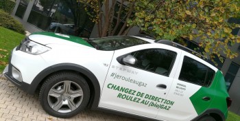 Des Dacia Sandero GNV pour la flotte de GRTgaz